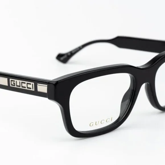 Gucci Women Eyeglasses Black Square GG1731O 001 BRAND NEW - Picture 7 of 11